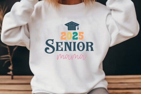 2025 Senior Mama - Retro SVG