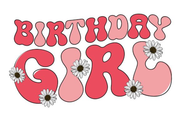 Birthday Daisy Floral SVG Sublimation