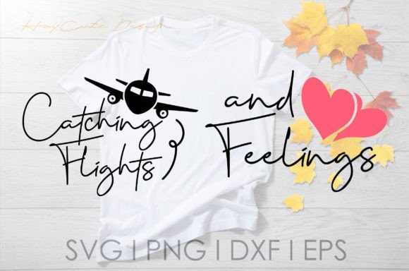 Catching Flights and Feelings Couple Svg
