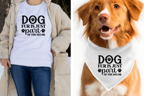 Dog Fur is Just Part of the Decor Svg: Graphics & Crafts