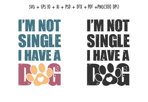 Dog Quotes SVG Design for T Shirt Graphics