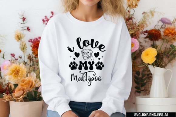 I Love My Maltipoo Graphics