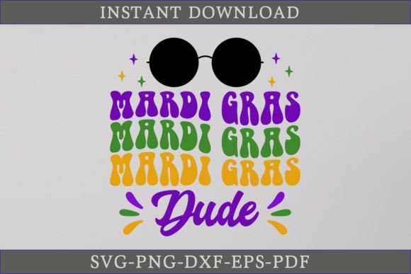 Mardi Gras Dude SVG for Crafts and Graphics