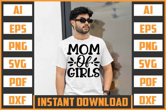 MOM of GIRLS SVG Design: Graphics for Crafts