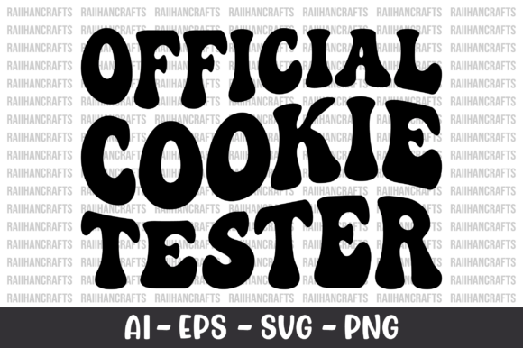 Official Cookie Tester Retro SVG: Graphics and Crafts