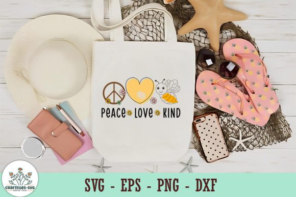 Peace Love Kind - SVG: Graphics for Crafts
