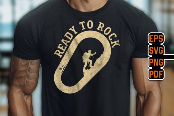 Rock Climbing Trendy T-Shirt Graphics