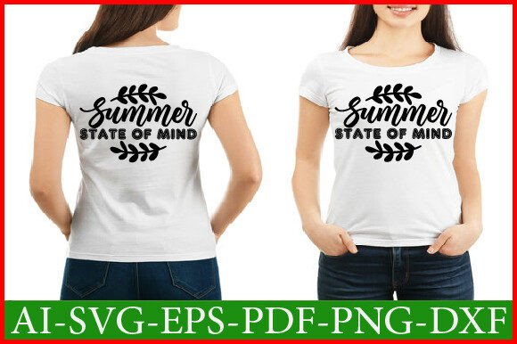 Summer State of Mind Svg Design: Graphics and Crafts for Branding
